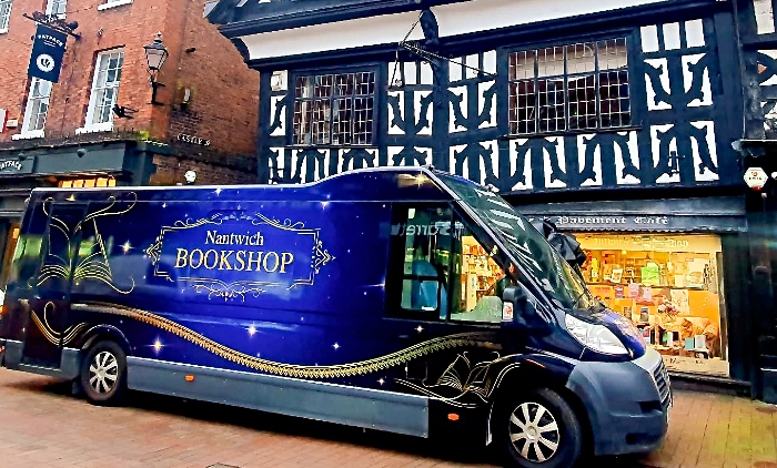 Bookshop Bus outside Bookshop & Coffee Lounge (1)