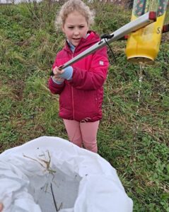 Emilia out litter picking