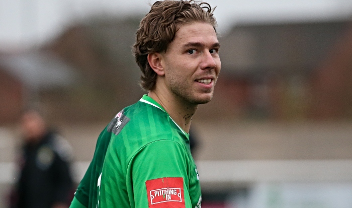 Full-time - Man of the Match Ben Hockenhull enjoys victory (1)