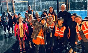 Nantwich Youth Club youngsters enjoy new padel courts