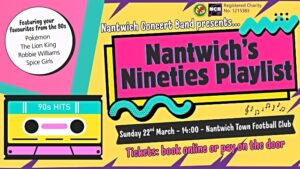 90s nostalgia to strike chord at Nantwich Concert Band Show