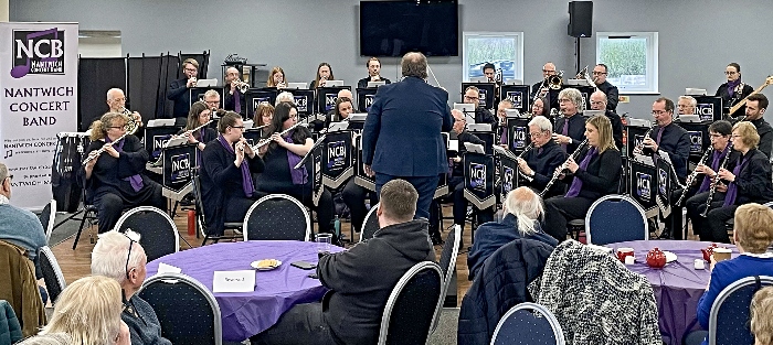 Nantwich Concert Band perform at Nantwich Town Football Club (1)