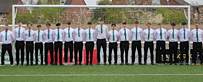 Nantwich Town FC U18 players and management (1)