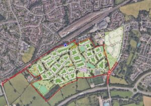 450 land west of Crewe Road, Shavington (from planning docs)