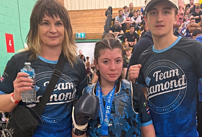 Delilah Barlow with Bronze - Team Diamond