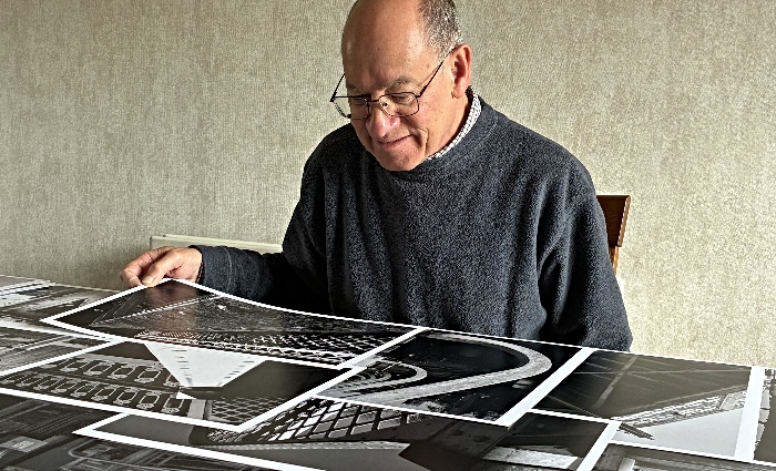 Malcolm with pics of Nantwich Station Exhibition