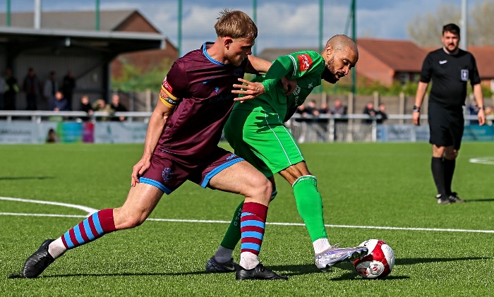 Second-half - Byron Moore shields the ball (2) (2)