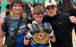 Young Team Diamond fighters from Nantwich scoop medals