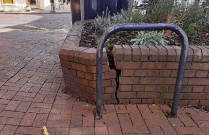 broken raised planter nantwich