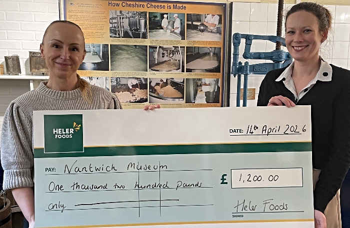 heler foods donates to nantwich museum