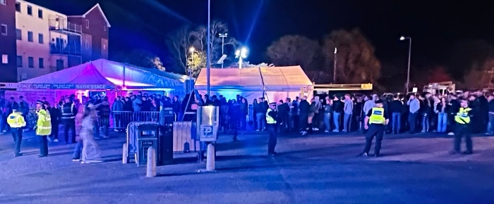jazz fest near Bank Stage - by Nantwich Police