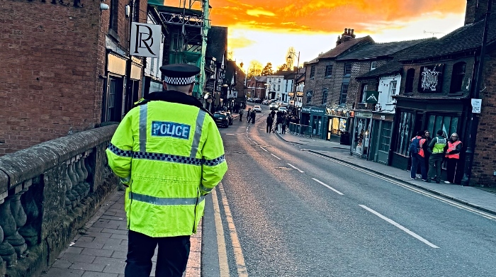 nantwich police during Jazz festival