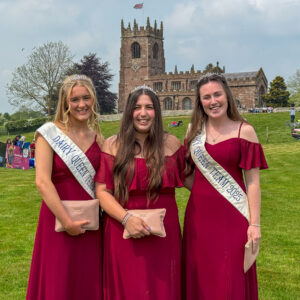 Cheshire Dairy Queen Team – Lara Dicesare, Grace Barber and Annie Newport