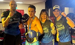 Team Diamond fighter in Nantwich scoops British title