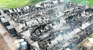 Police and fire service to probe blaze at chicken farm near Nantwich