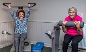Age no barrier for 90-year-old gym buddies in Nantwich!