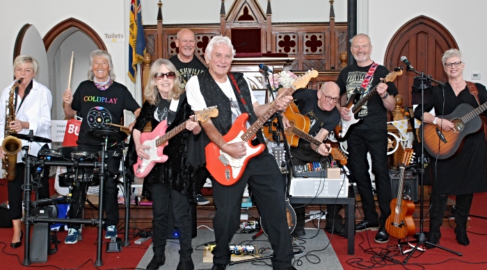 Bus Pass Guys and Gals - senior citizens rock band