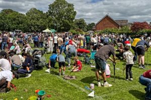 Global spotlight falls on Willaston Worm Charming spectacle