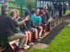 Cubs enjoy event at Peacock Railway with rail safety lesson