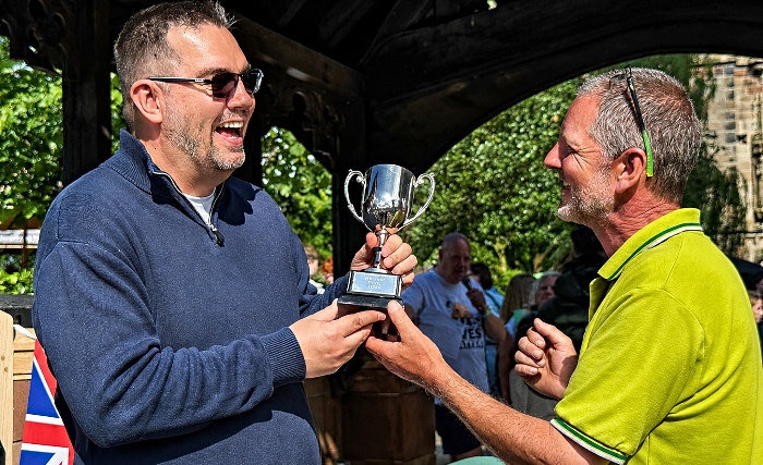 Dean Morris (left) receives the trophy as Champion Pie-roller title for 2026 (1) (1)