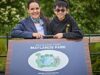 Eden from Pear Tree Primary School has won a competition to draw the David Wilson Homes - Maylands Park pond sign. 

Pictured with sales adviser Penny
