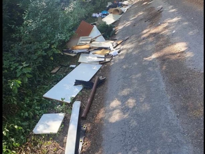 Fly-tippers near Walgherton