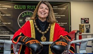 New Nantwich Mayor packs a punch in support of Jabbin Dabbers