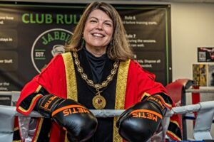 New Nantwich Mayor packs a punch in support of Jabbin Dabbers