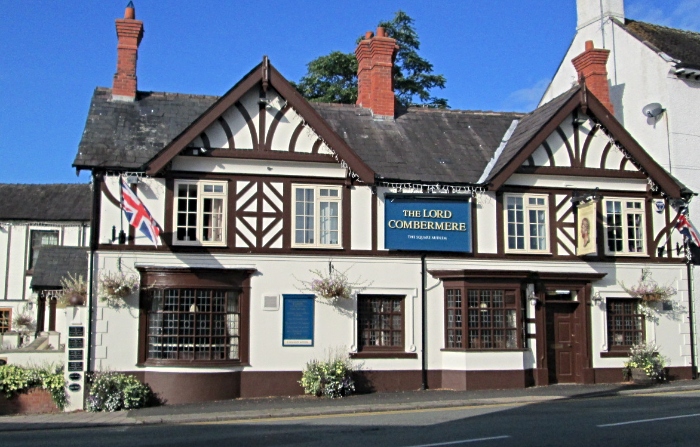 Lord Combermere pub in Audlem - photo by David Weston under creative commons