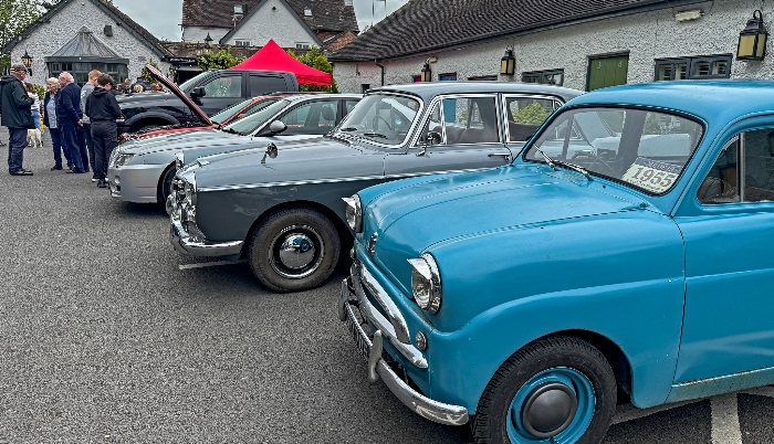 Some of the vehicles on display at The Swan Inn (1)