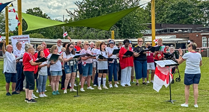 Wistaston Singers perform in the Main Arena (1)