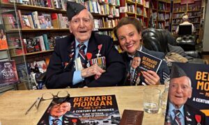 War veteran Bernard Morgan MBE launches new book in Nantwich