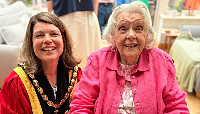 Nantwich resident celebrates her 100th birthday in style
