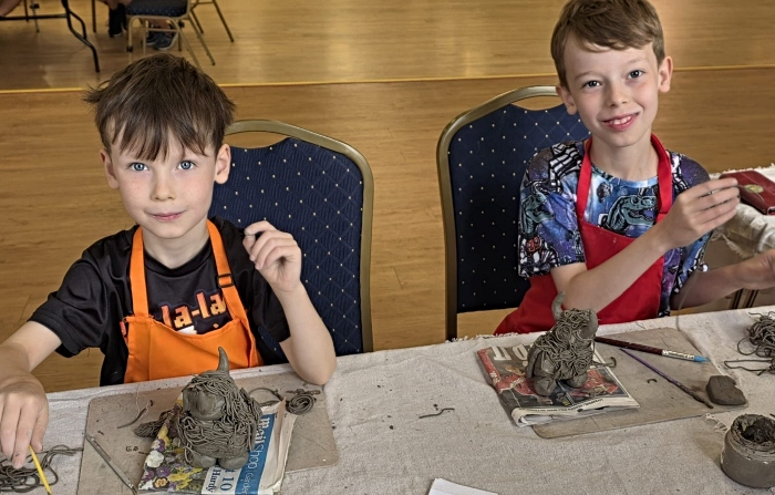 Art workshops at Nantwich Youth Arts Festival