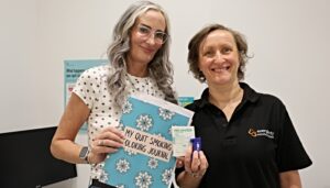 Wistaston woman ends 40-year smoking habit on “Be Smoke Free” programme