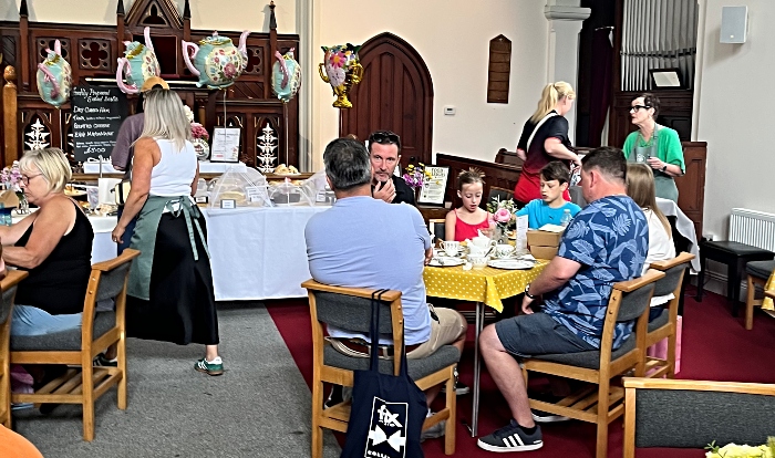 Busy day at Willaston community cafe