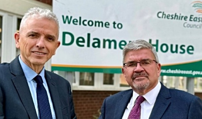 Cheshire East Council leader Nick Mannion and deputy Michael Gorman (CEC) (1)