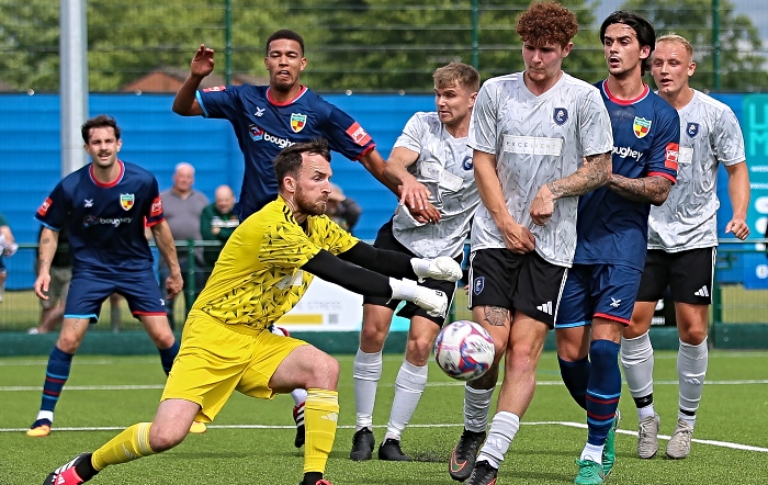 First-half - second Dabbers goal - own goal (1)