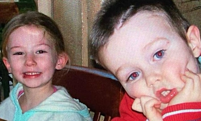 Lizzie and Josh as young children