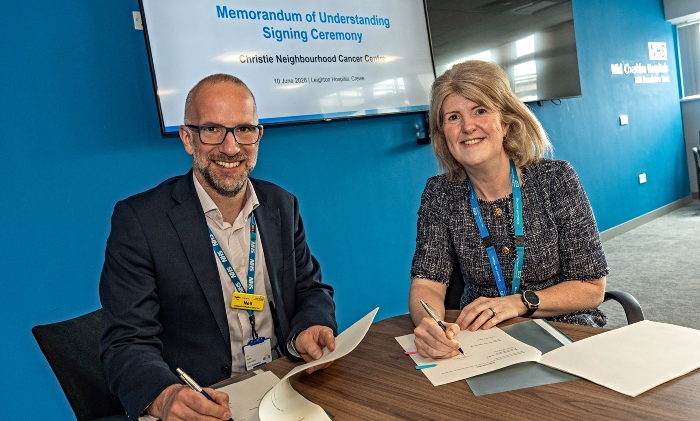 MOU Signing - Leighton Hospital and Christie