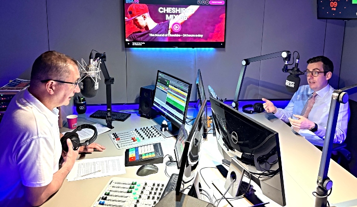 Mix 56 pic - Paul Smith interviewing Dan Price