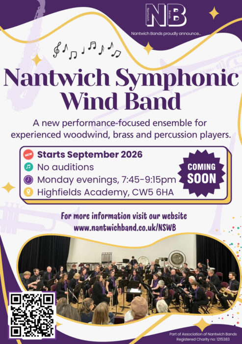 Nantwich Symphonic Wind Band - flyer