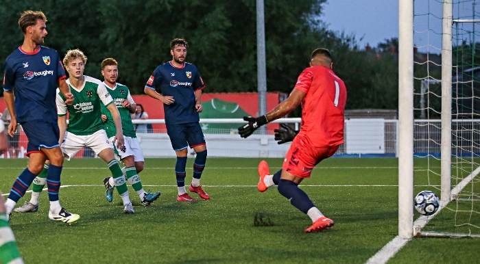 Second-half - Dabbers third goal - a tap in for Fenton Green (left) (1)
