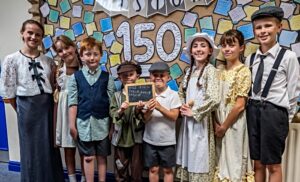 Village school turns clock back to mark 150th anniversary