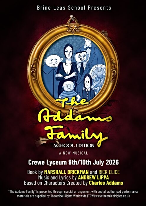 addams family Brine Leas POSTER