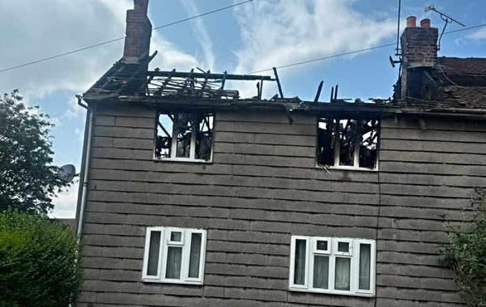damaged homes after wrenbury house fire