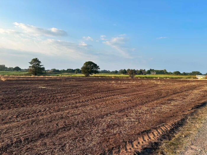 Fire crews battle large blaze in fields at Hunsterson near Nantwich