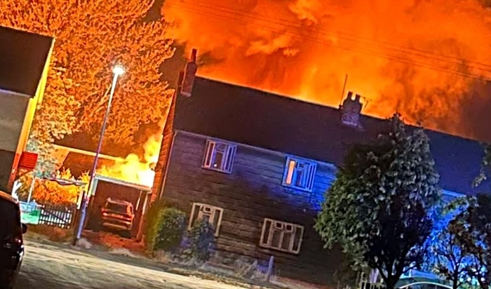 house fire sandfield avenue in wrenbury