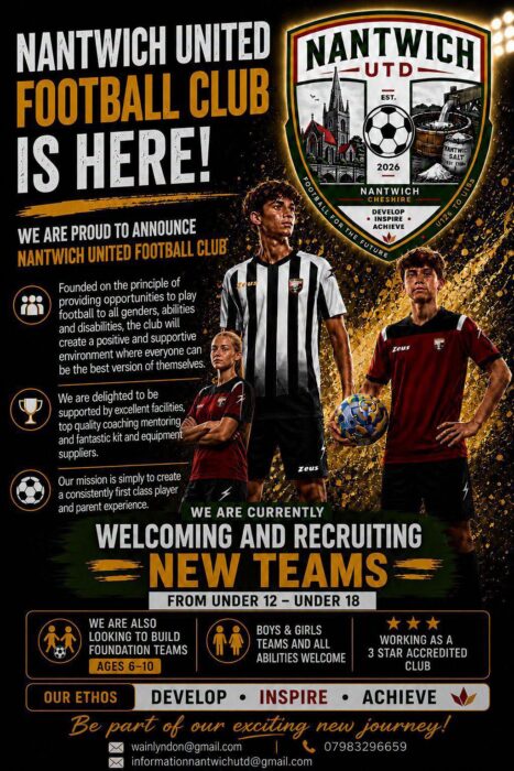 nantwich united poster