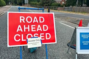 Residents post warning signs as drivers flout Reaseheath road closure